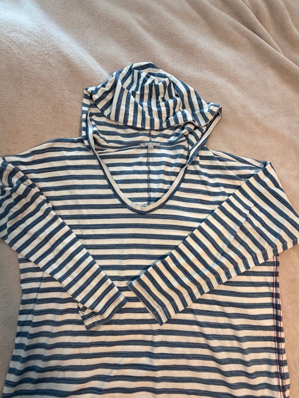GAP Vintage Striped Hooded Top -XXL